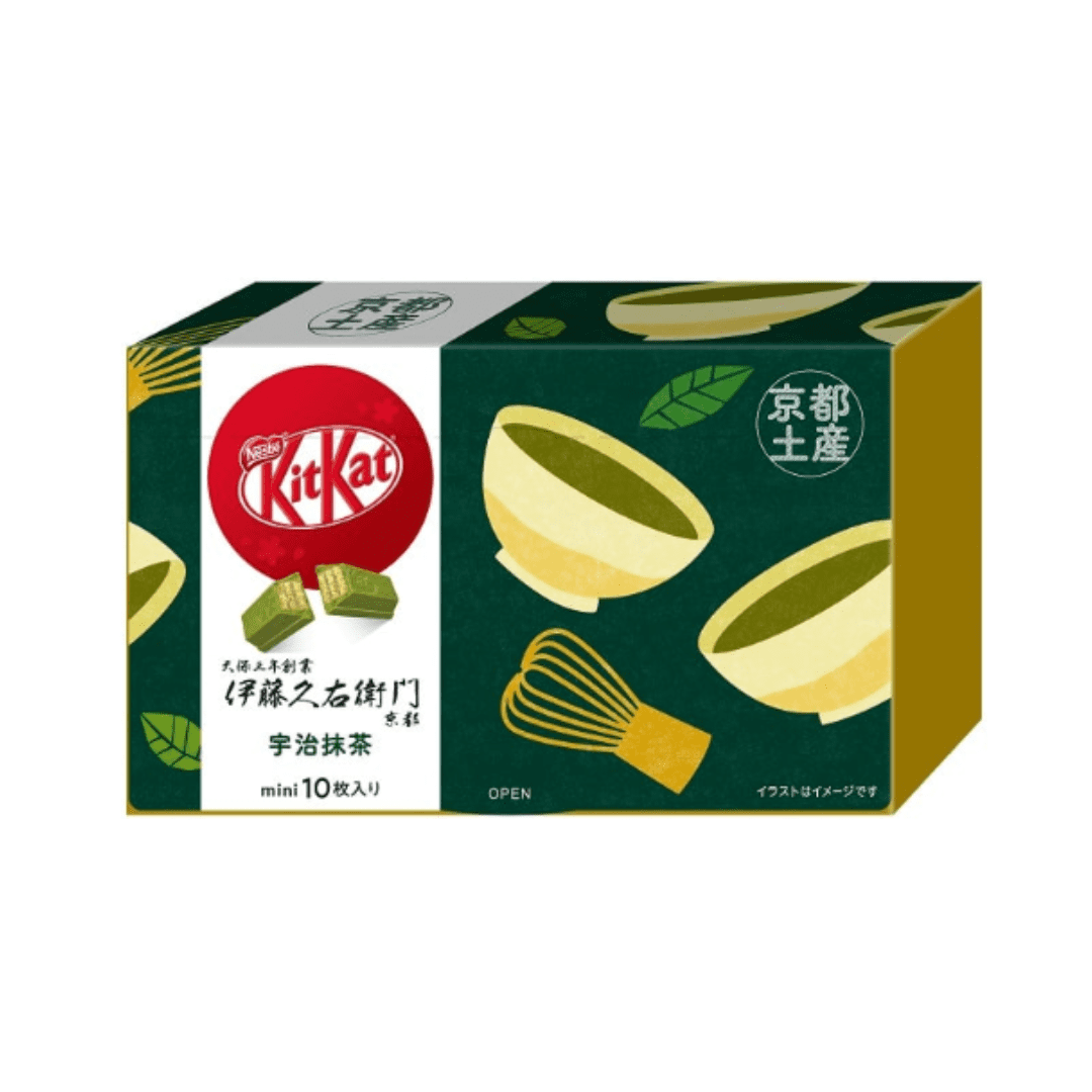 雀巢 kitkat 伊藤久右衛門宇治抹茶 威化巧克力餅乾mini 10片入