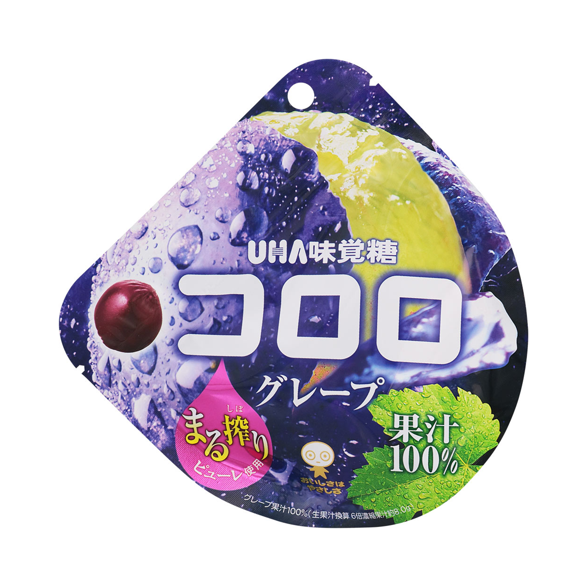 UHA味覺糖 Cororo葡萄味軟糖 48g