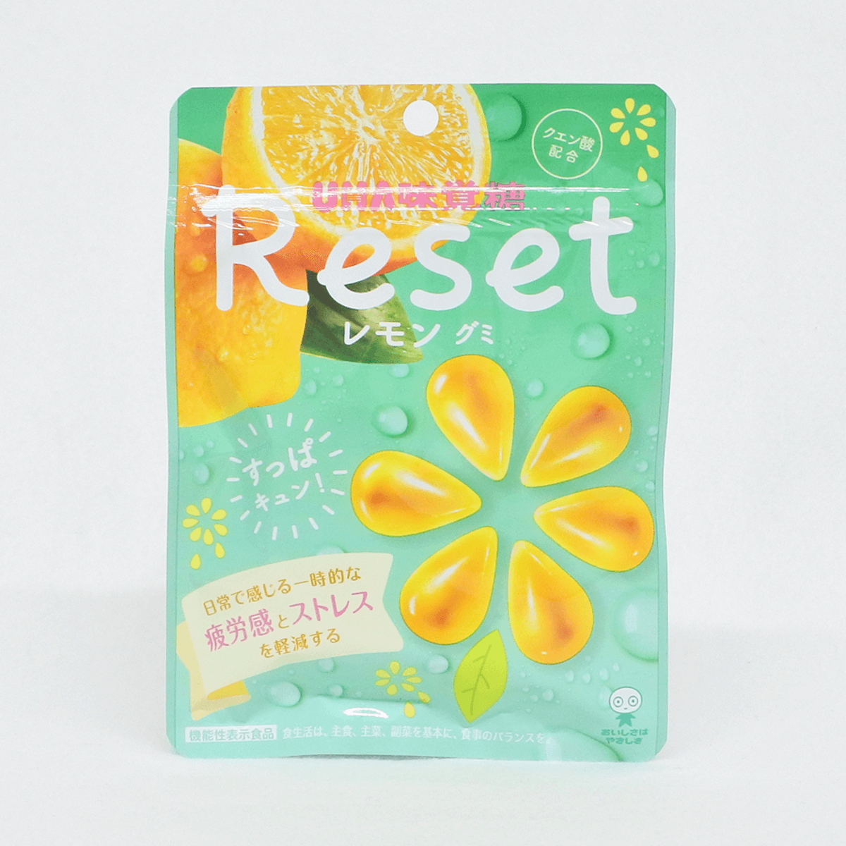 UHA 味觉糖 Reset减轻疲劳感柠檬酸软糖 40g