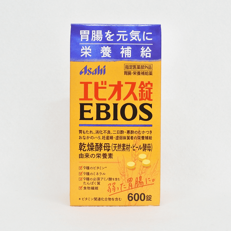 【指定醫藥部外品】朝日ASAHI 愛表斯錠 Ebios 啤酒 酵母 胃腸藥 600錠