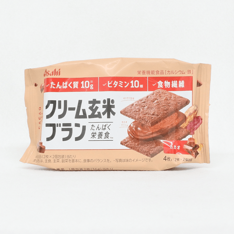 Asahi 朝日 玄米夾心餅乾(可可亞) 2片×2袋