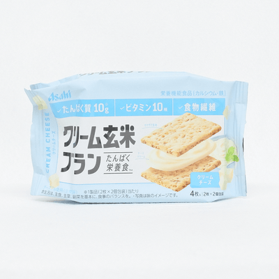 Asahi 朝日 玄米夾心餅乾(奶油乳酪) 2片×2袋
