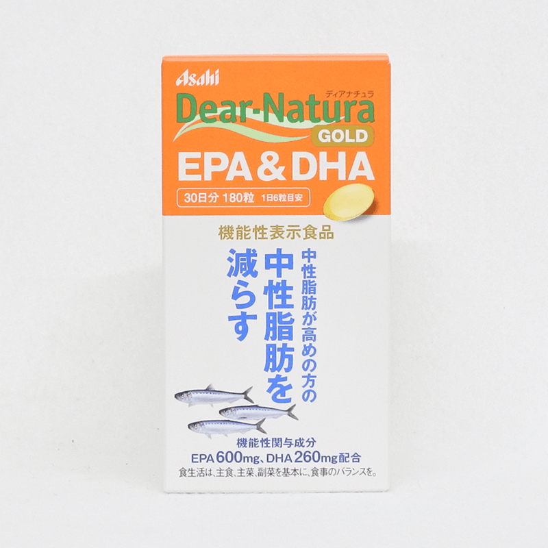 Asahi 朝日 Dear-Natura GOLD EPA＆DHA 180粒 30日分