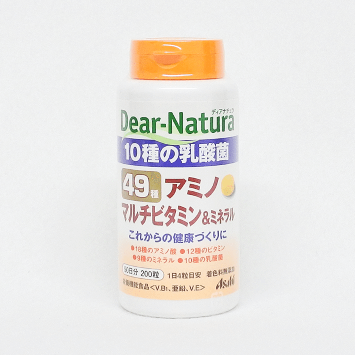 Asahi 朝日 Dear-Natura49種綜合維生素&礦物質 200粒 50日