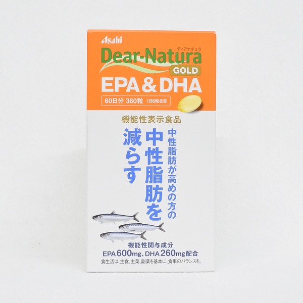 Asahi 朝日Dear-Natura GOLD EPA＆DHA 360粒60日分