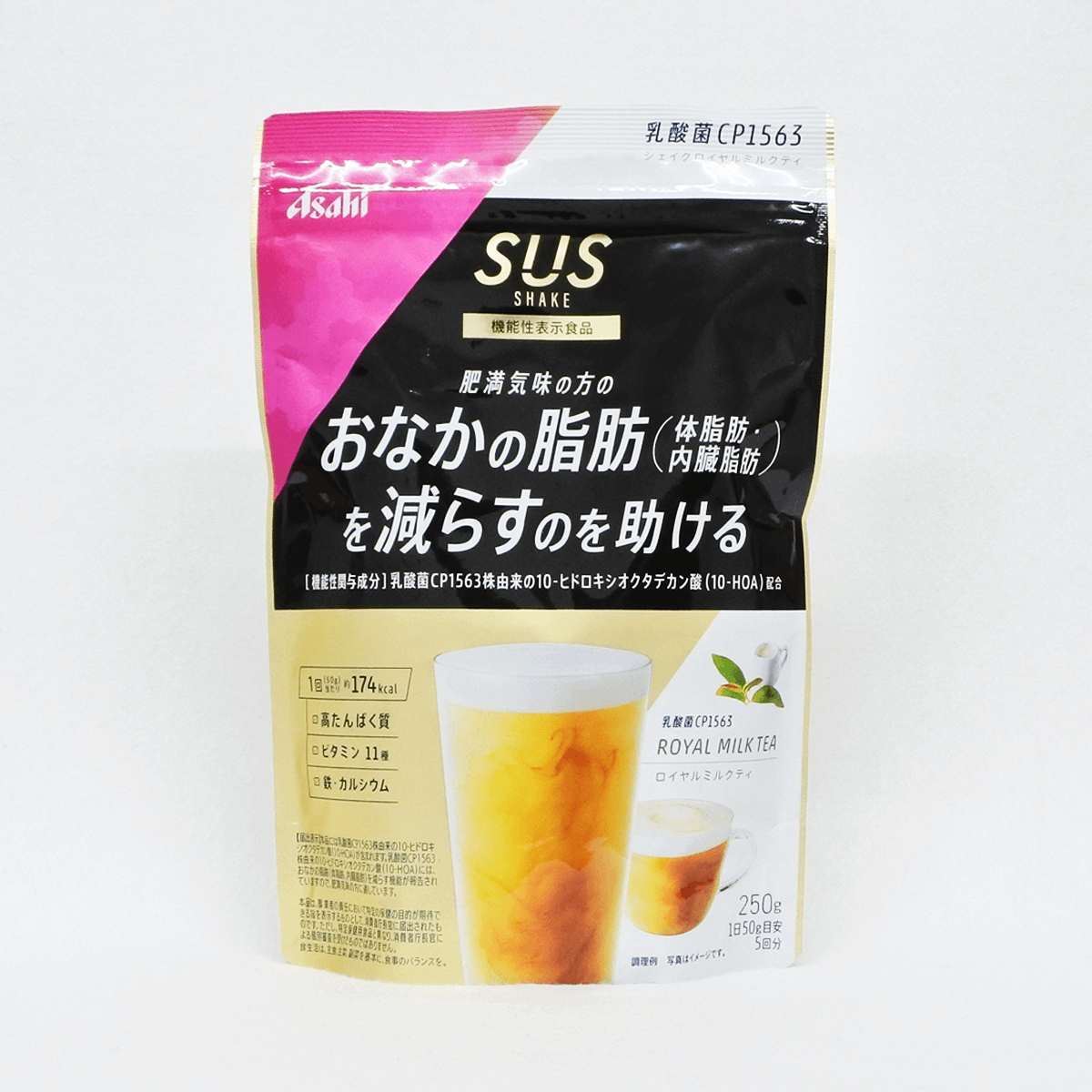 Asahi 朝日 SUS乳酸菌CP1563蛋白粉奶昔 皇家奶茶风味 250g