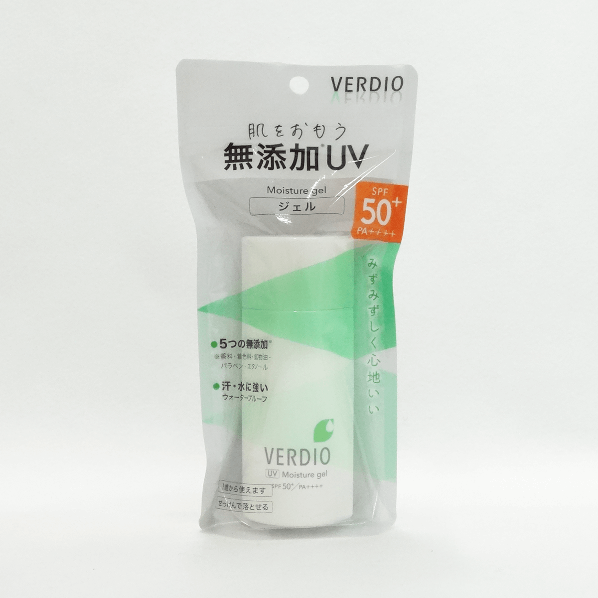 近江兄弟 VERDIO 水感無添加 防水抗汗防曬凝膠SPF50+/PA++++80g