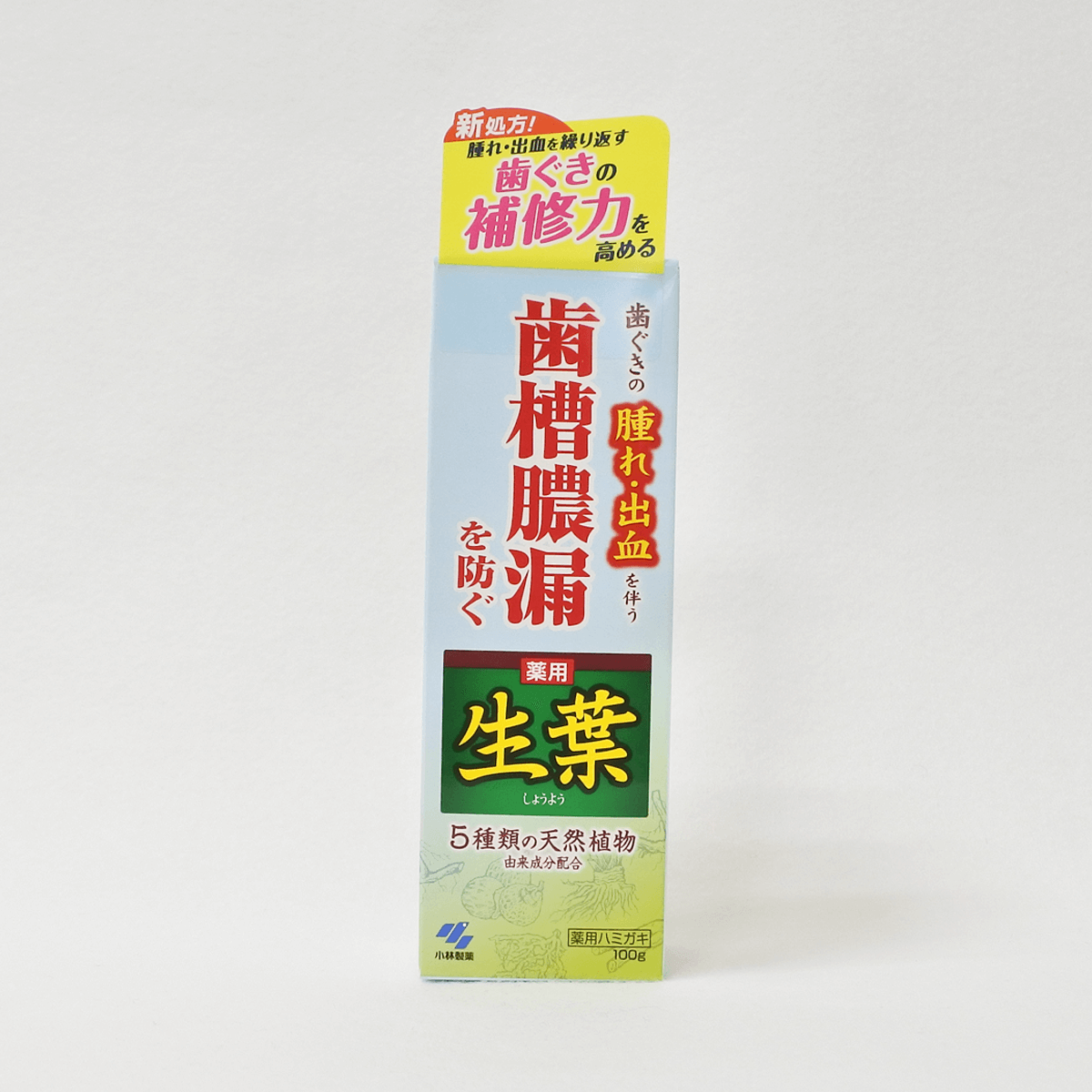 小林製藥 生葉齒槽膿漏 藥用牙膏 100g