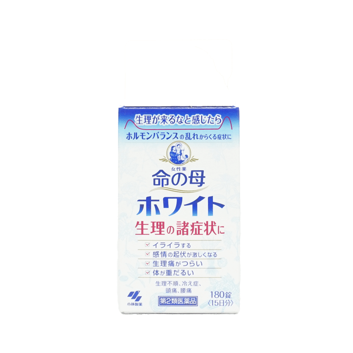 【第2類醫藥品】小林製藥 命之母WHITE生理期調理改善藥 180粒