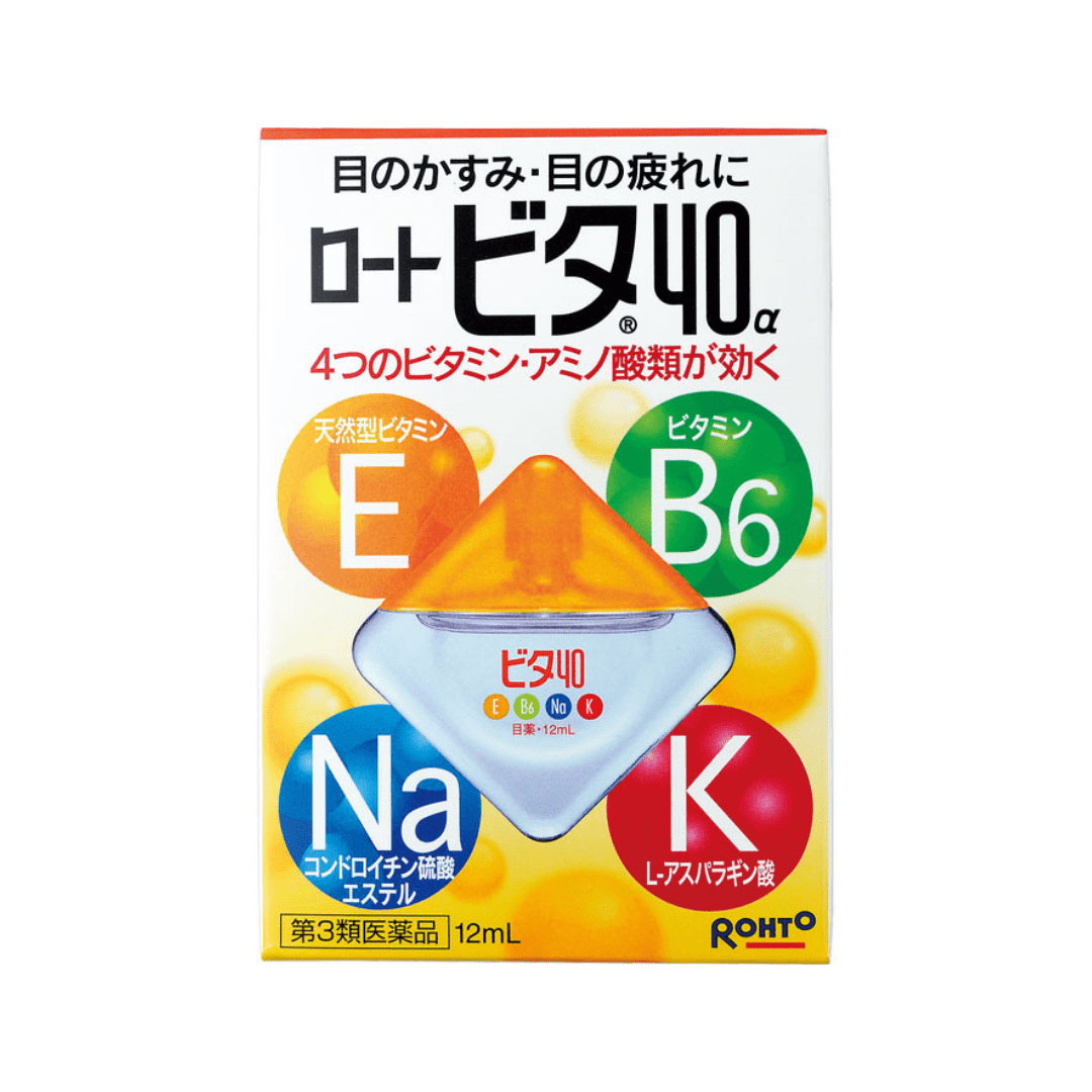 【第3類醫藥品】樂敦製藥 Vita 40α維他命 眼藥水 12ml