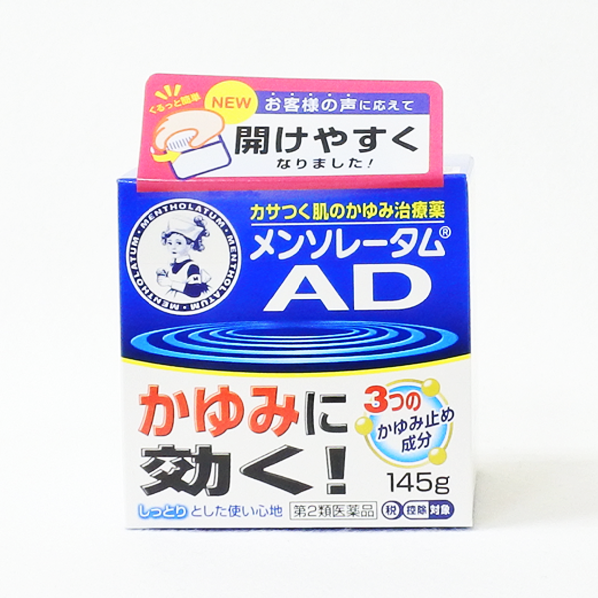 【第2類醫藥品】樂敦製藥 曼秀雷敦AD 安膚康 保濕止癢 乳霜 145g