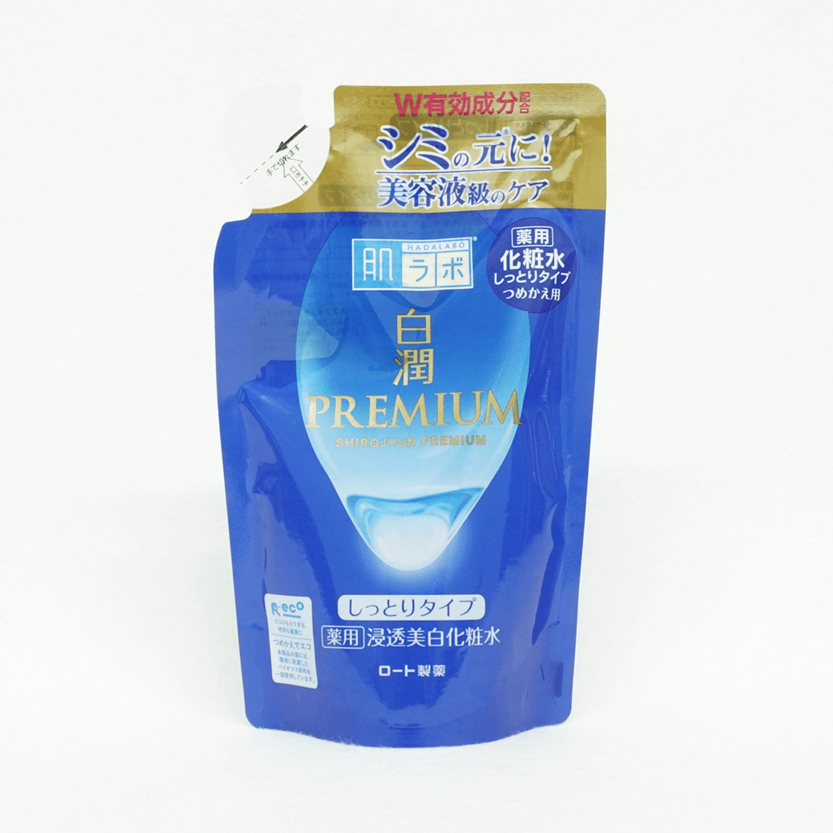 樂敦製藥 肌研白潤Premium潤澤型美白化妝水 補充包 170ml