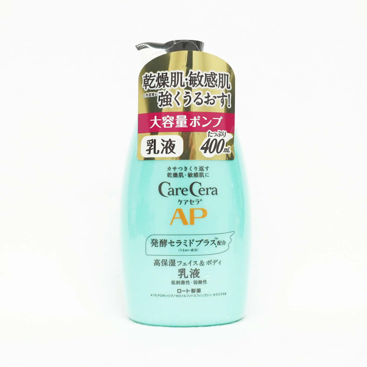 日本樂敦製藥 CareCera  AP 臉部和身體保濕乳液 400ml