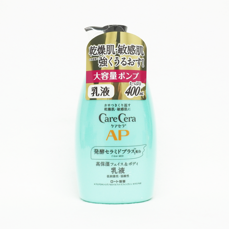 日本樂敦製藥 CareCera  AP 臉部和身體保濕乳液 400ml